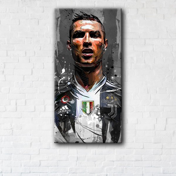 

Картина на холсте IBR Cristiano Ronaldo 50x100 см