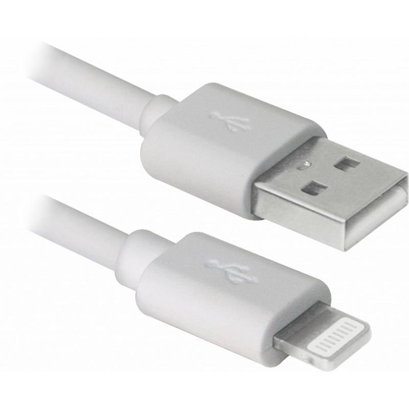 

Кабель REAL-EL Rainbow USB-Lightning 1m, White UAH