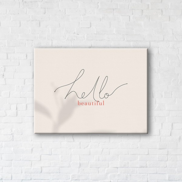

Картина на холсте IBR Hello Beatiful 90x120 см