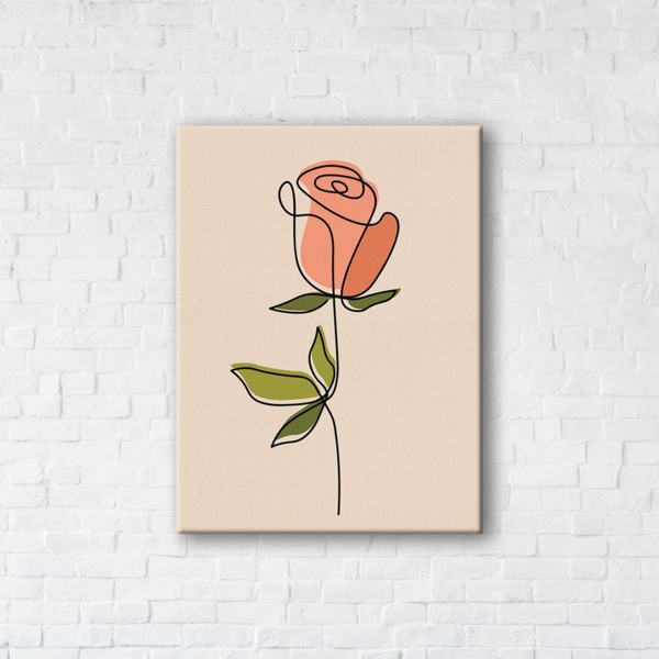 

Картина на холсте IBR Rose Art 75x100 см