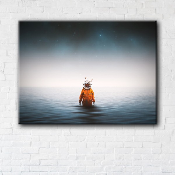 

Картина на холсте IBR Astronaut in the Sea 90x120 см