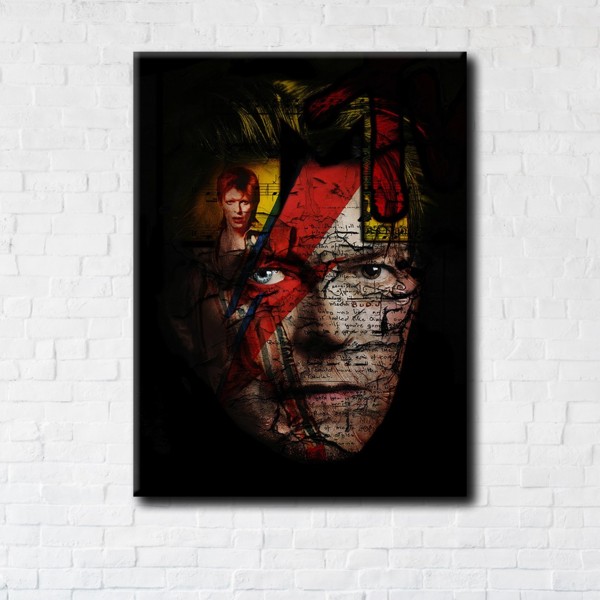 

Картина на холсте IBR David Bowie 75x100 см