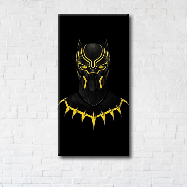 

Картина на холсте IBR Black Panther 60x120 см