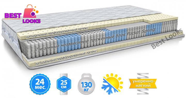 

Матрас ортопедический 180х200 Велам ГОЛД