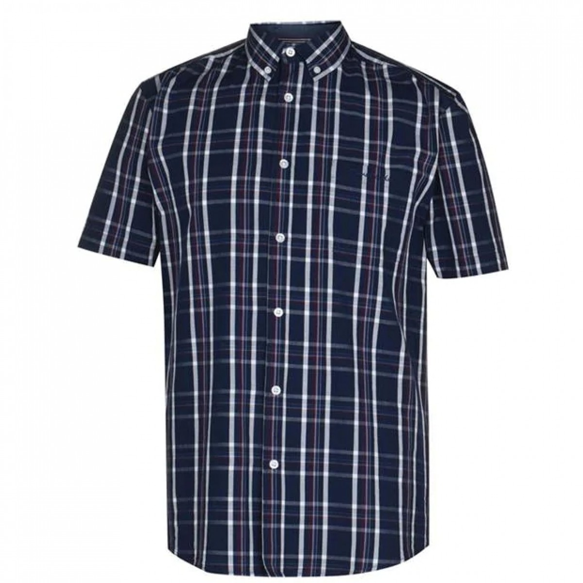 

Рубашка Pierre Cardin Sleeve Lightweigh Navy Check, S (44)