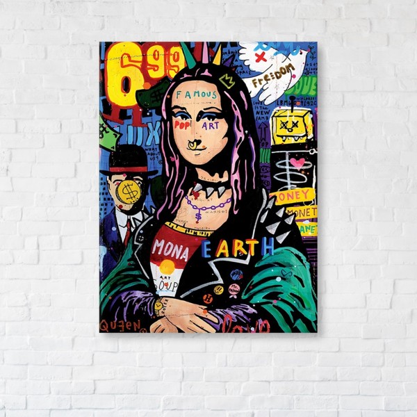 

Картина на холсте IBR Space Mona Lisa 50x65 см