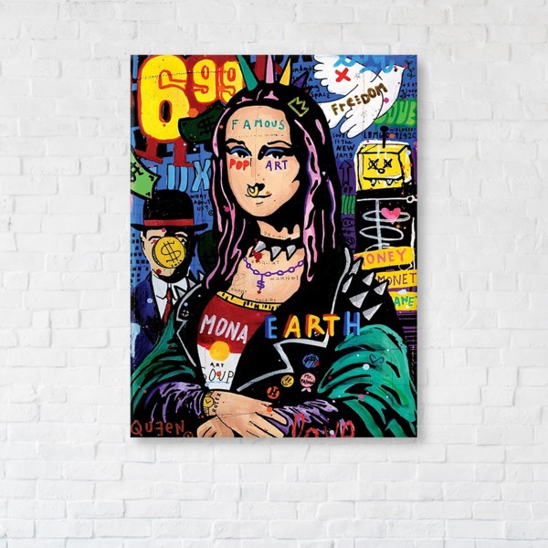 

Картина на холсте IBR Space Mona Lisa 75x100 см