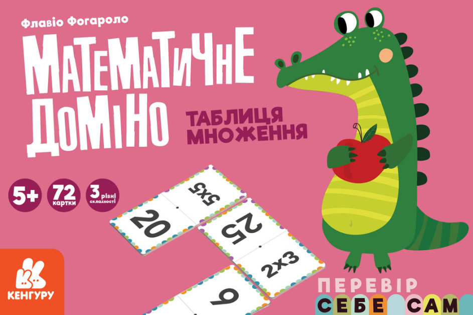 

Математичне доміно. Таблиця множення
