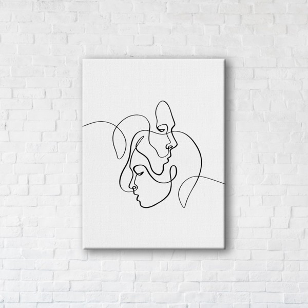 

Картина на холсте IBR Love Handwriting 50x65 см