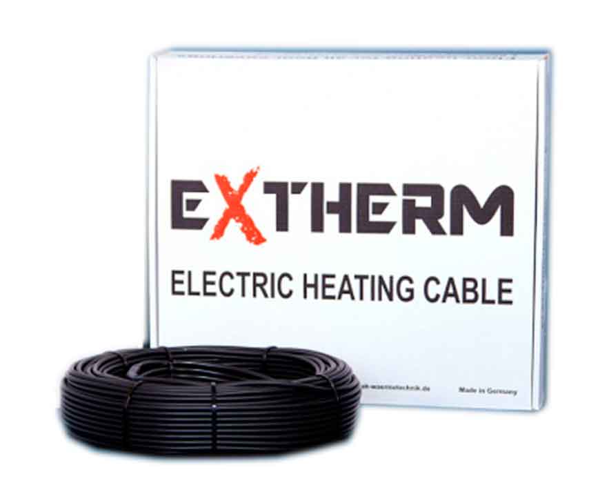 

Нагревательный кабель Extherm ETC ECO 20 11.3 м.кв - 1800 Вт - 90м