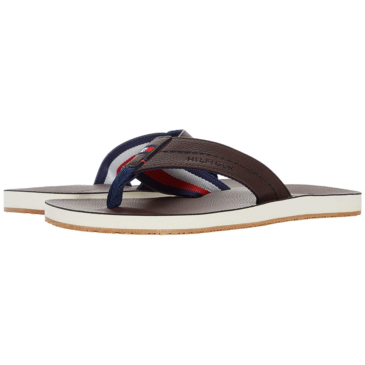 Вьетнамки Tommy Hilfiger Dewits Dark Brown, 39.5 (245 мм)