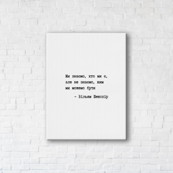 

Картина на холсте IBR Who can we be... 50x65 см