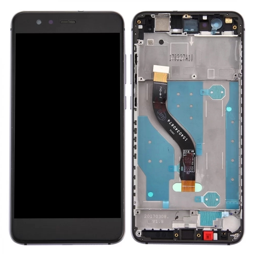 

Дисплей для Huawei P10 Lite (WAS-L21, WAS-LX1, WAS-LX1A) с сенсором (тачскрином) с рамкой черный, Graphite Black
