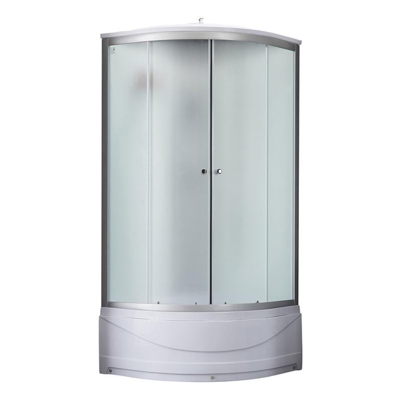 

Душевой бокс Lidz TANI SB80x80.SAT.HIGH.FB, высокий, стекло Fabric 4мм + стенки WHI