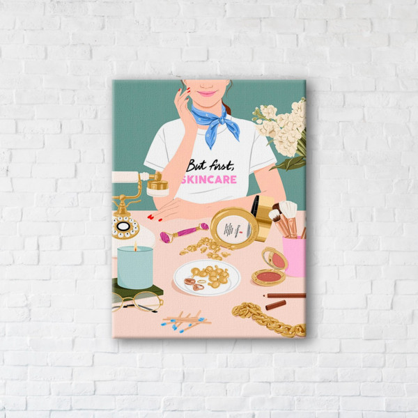 

Картина на холсте IBR But first, skincare 45x60 см