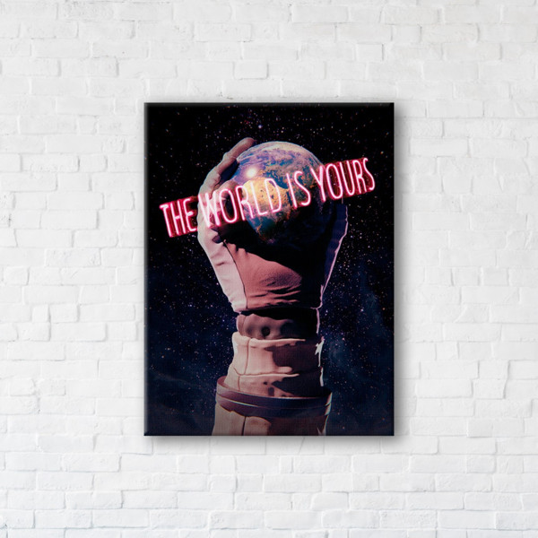 

Картина на холсте IBR The world is yours 50x65 см