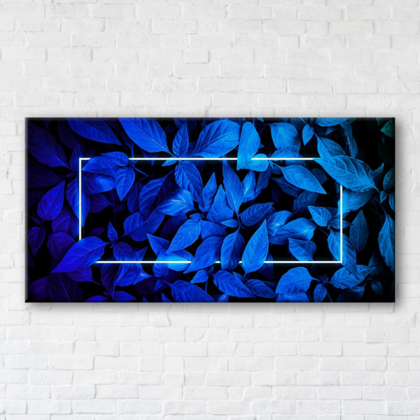 

Картина на холсте IBR Blue rectangle 40x80 см