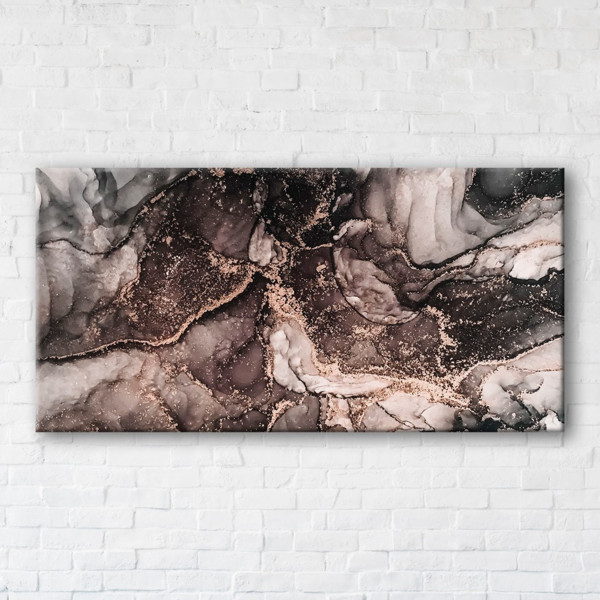

Картина на холсте IBR Brown marble 50x100 см