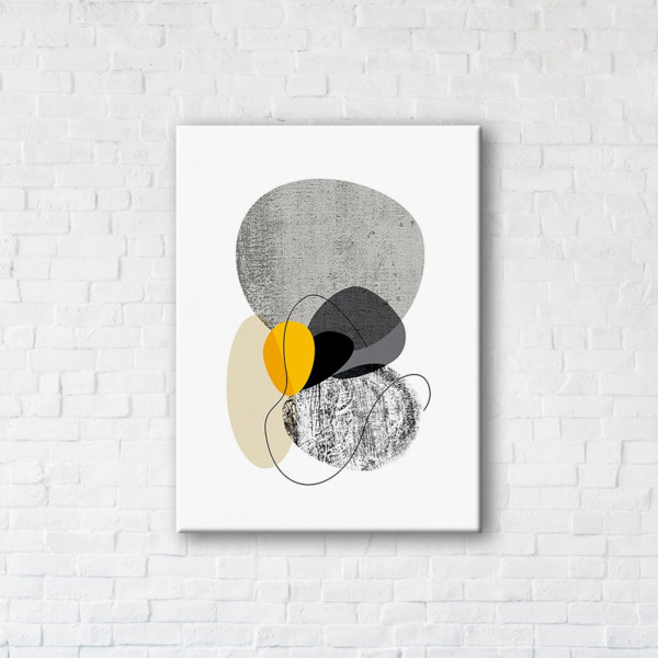 

Картина на холсте IBR Yellow accent 50x65 см