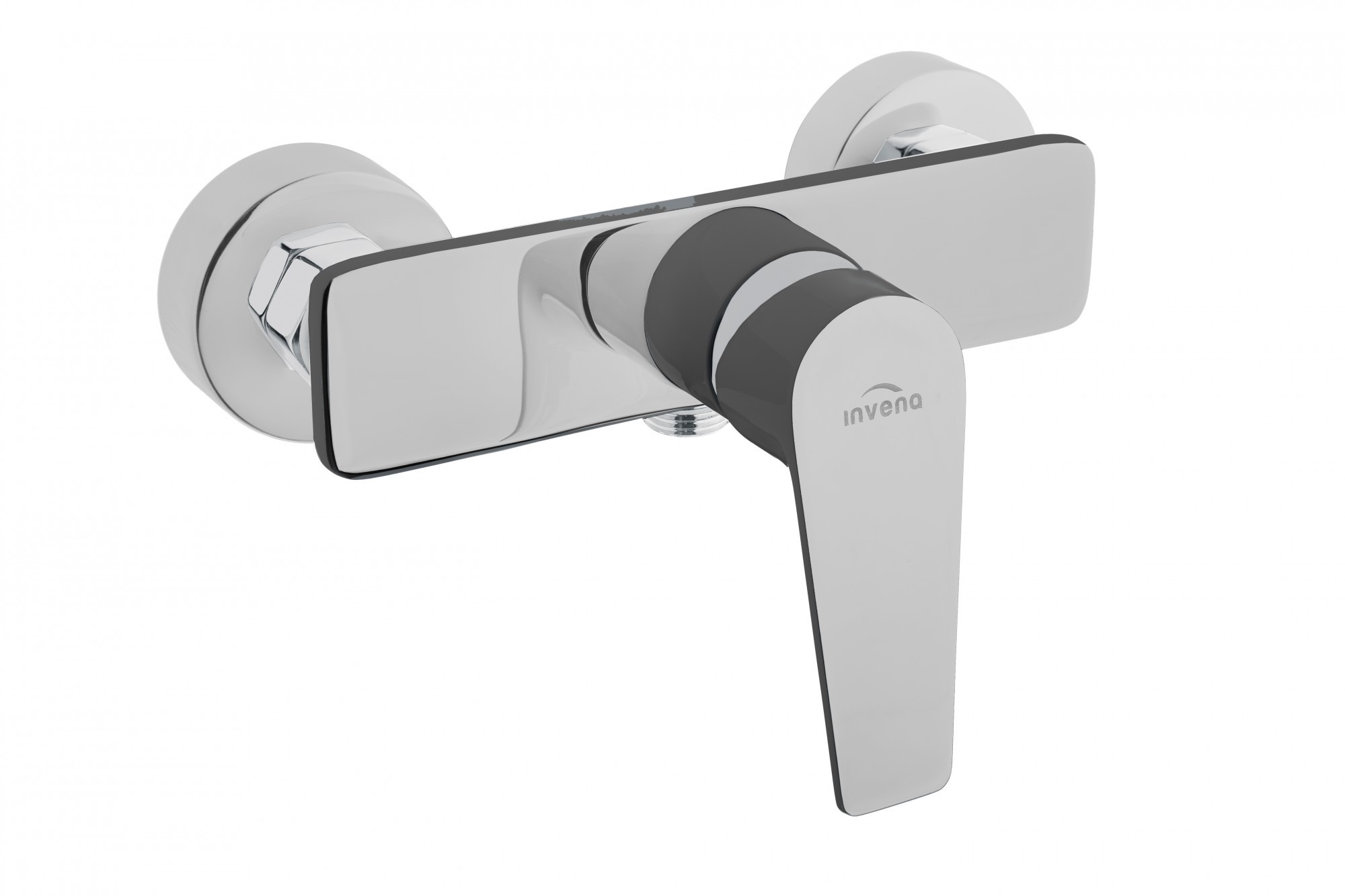 

Змішувач для душу Invena Dokos BN-19-005 графіт/хром