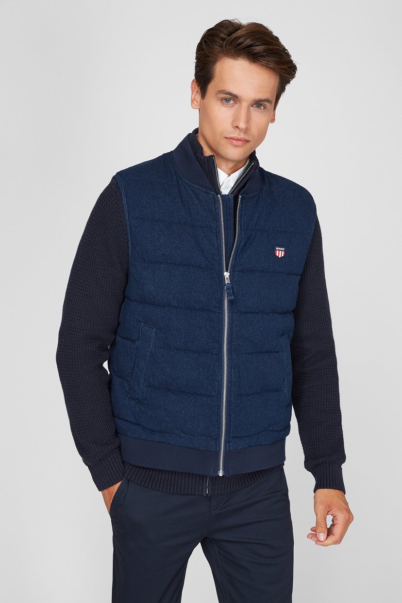 

Мужской синий жилет PADDED DENIM VEST Gant  7006152, Мужской синий жилет PADDED DENIM VEST Gant L 7006152