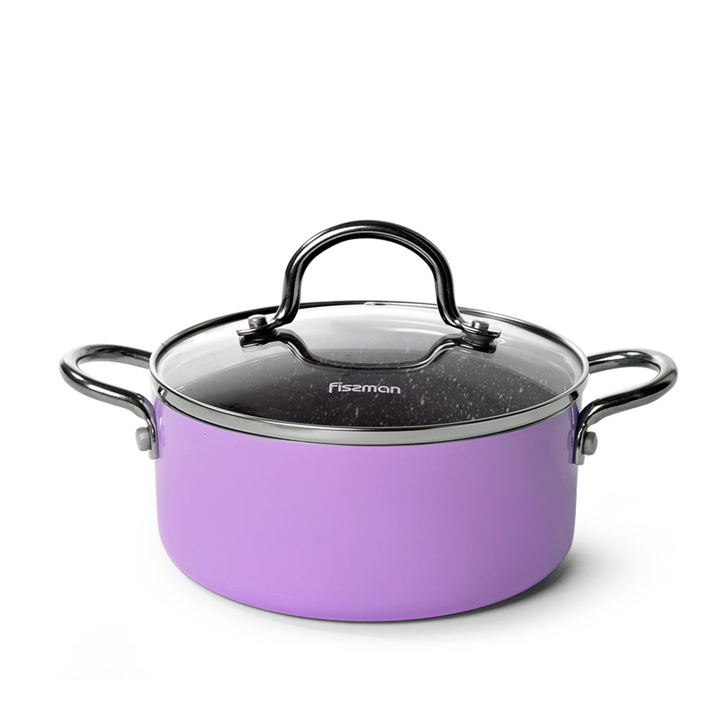 

Кастрюля со стеклянной крышкой Fissman MINI CHEF 18x8 см на 1,8 л (4259)