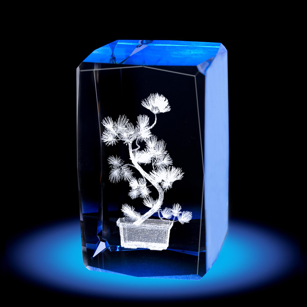 

Кристалл Crystallica граненый "Бонсай" 10х6х6см