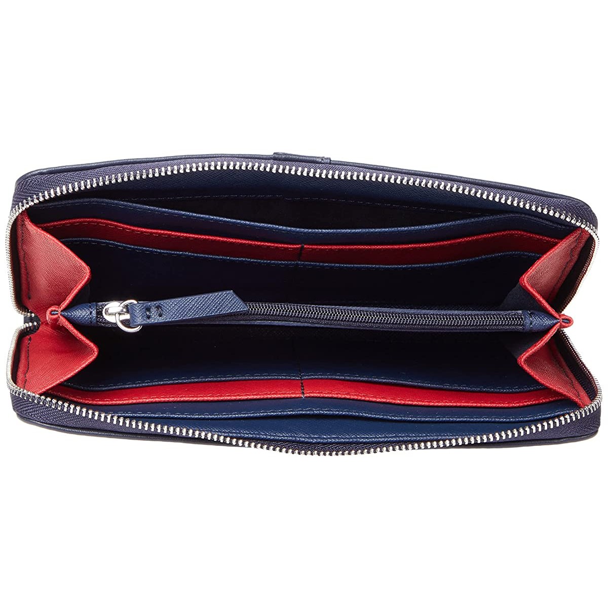 

Кошелек Tommy Hilfiger Marie-Large Zip Wallet-Smooth Grain PVC Tommy Navy, Универсальный