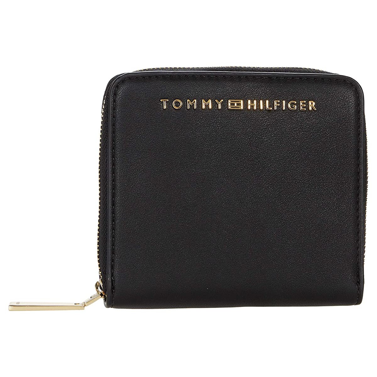 

Кошелек Tommy Hilfiger French Wallet - Smooth Grain PVC Black, Универсальный