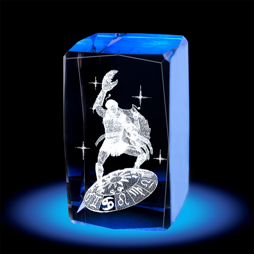 

Кристалл Crystallica граненый знак зодиака "Рак" 10х6х6см