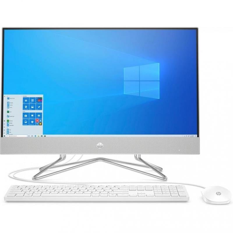 

ПК-моноблок HP All-in-One 23.8FHD/Intel i3-10100T/4/1000/int/kbm/DOS/White