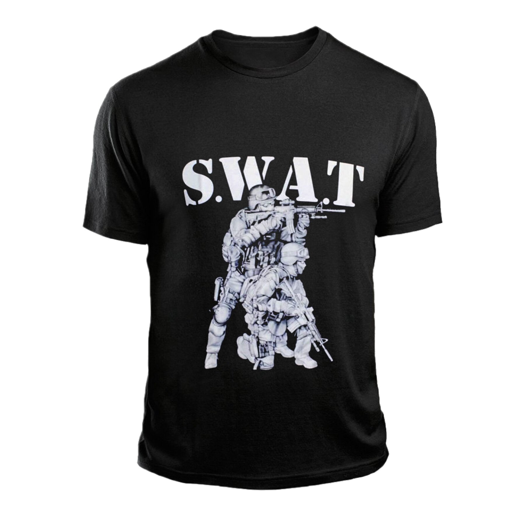 

Футболка с принтом S.W.A.T. Черная M