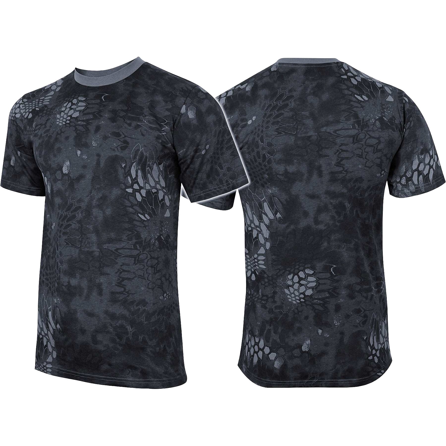 

Футболка 100% ХБ T-SHIRT Криптек черный S