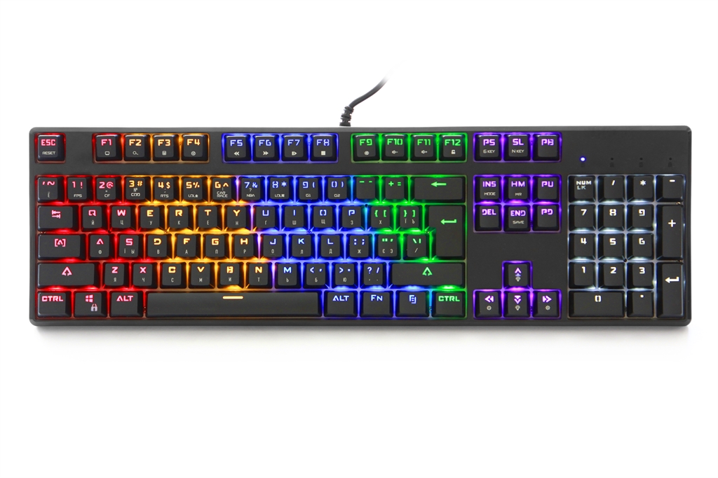 

Клавиатура Motospeed CK107 Outemu Blue RGB (mtk96mb) Black USB