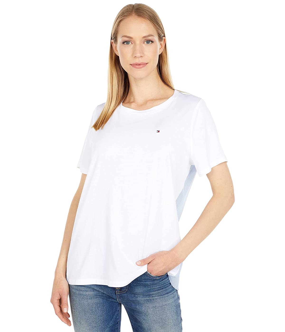 

Футболка Tommy Hilfiger Mixed Media Tee Bright White,  (48, Футболка Tommy Hilfiger Mixed Media Tee Bright White, L (48)