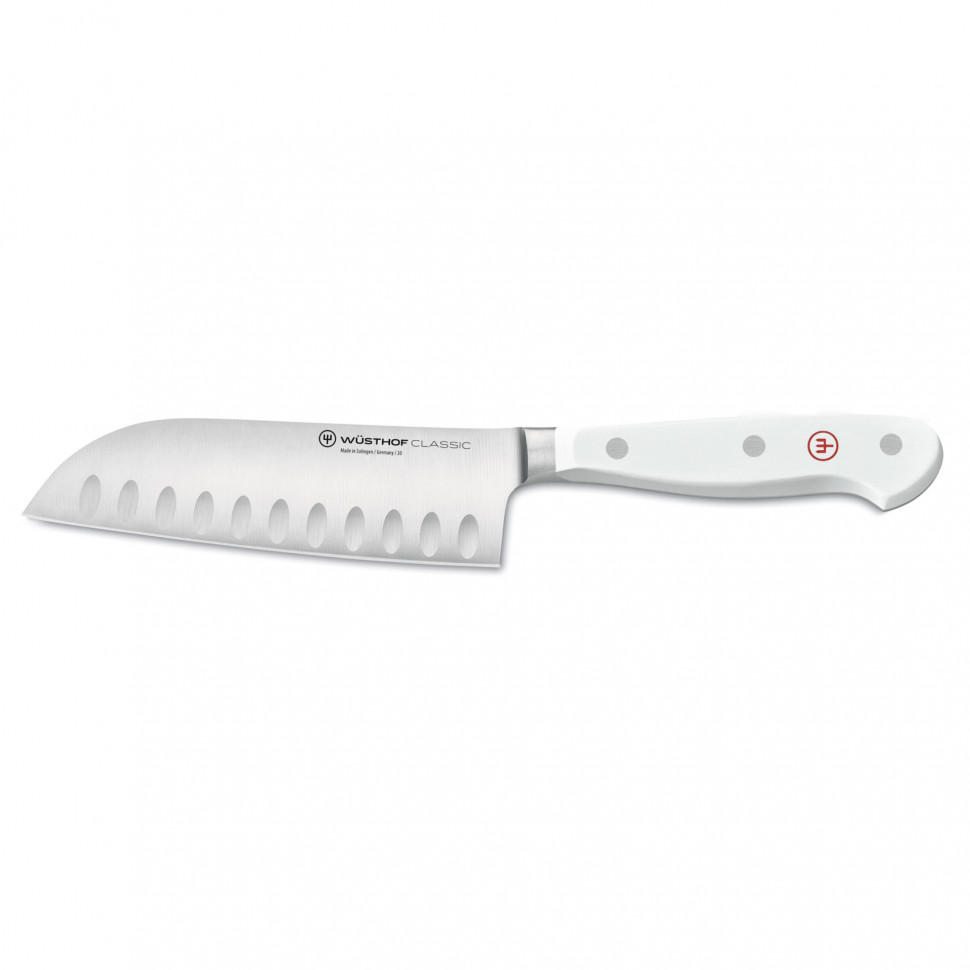

Нож сантоку с рифлением Wusthof Classic White (14 см)