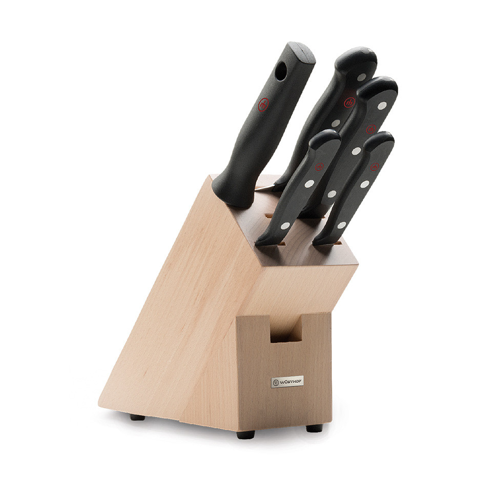 

Набор ножей в блоке Wusthof New Gourmet (6 пр)