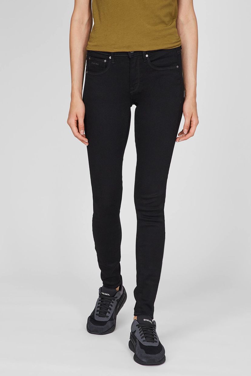 

Женские черные джинсы 3301 Mid Skinny G-Star RAW  D05889,B964, Женские черные джинсы 3301 Mid Skinny G-Star RAW 26-32 D05889,B964