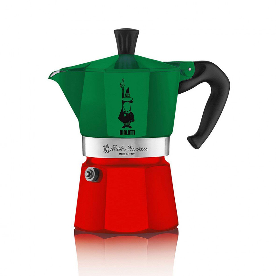 

Гейзерная кофеварка Bialetti Moka Express Italia (0.27 л)
