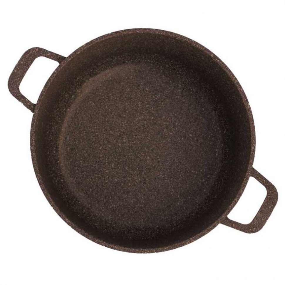 

Кастрюля индукционная со стеклянной крышкой Биол Granite Brown (4 л)