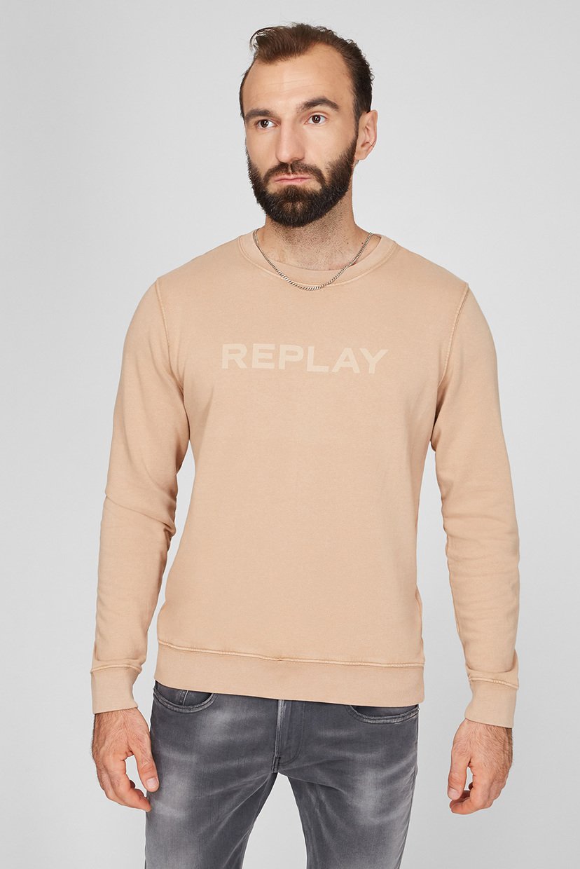 

Мужской бежевый свитшот Replay  M3537 .000.23158G, Мужской бежевый свитшот Replay XL M3537 .000.23158G