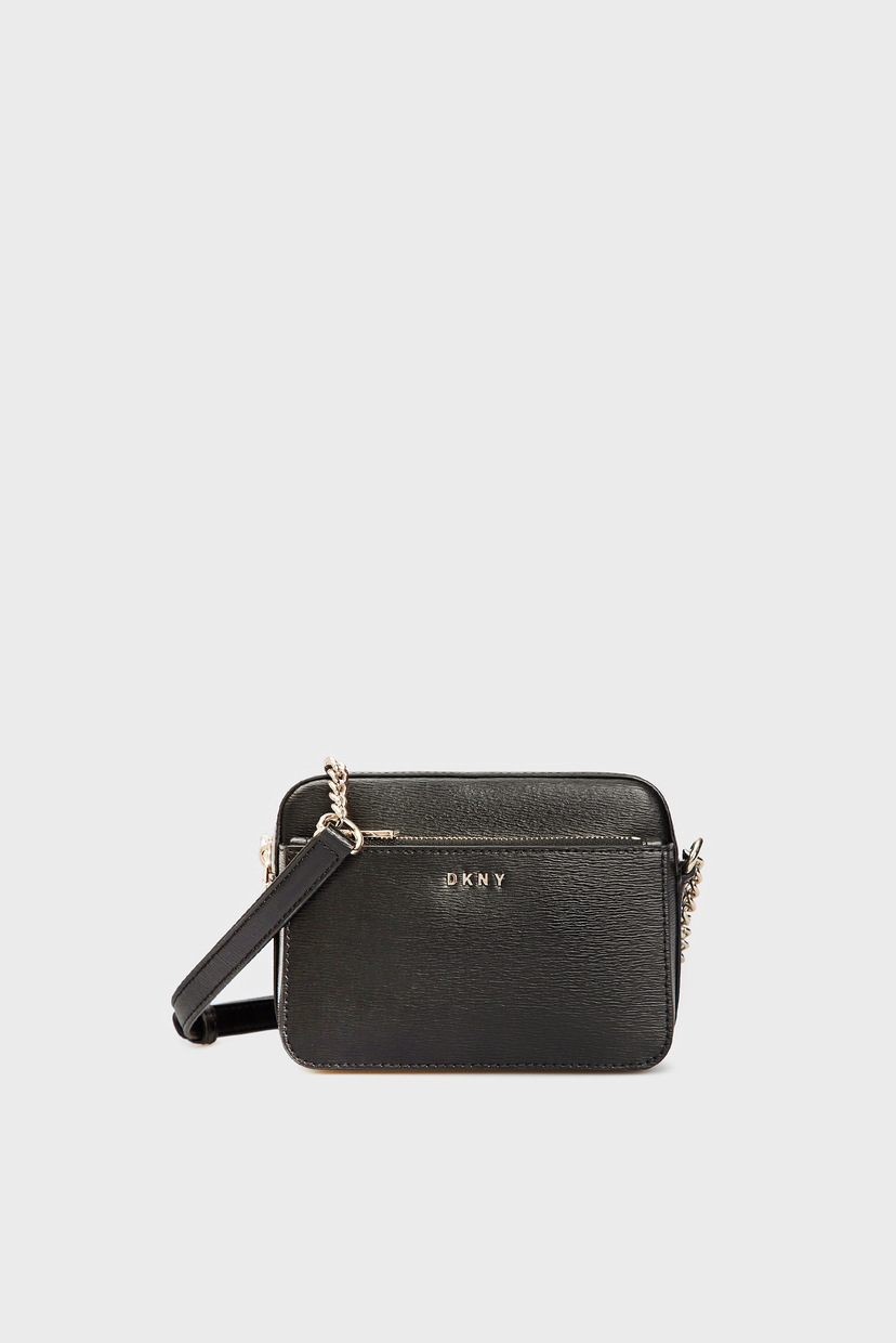 

Женская черная кожаная сумка DKNY OS R94E3F39