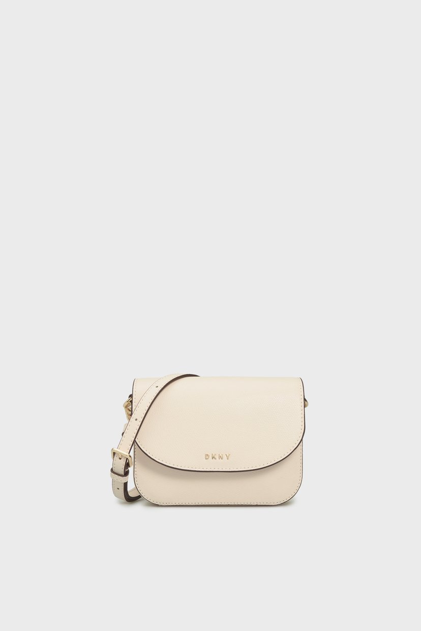 

Женская бежевая кожаная сумка DKNY OS R12EHO16