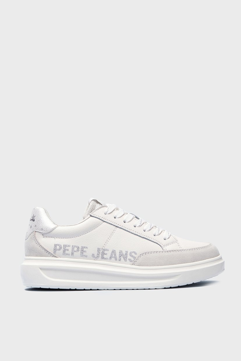 

Женские белые кожаные сникеры ABBEY WILLY Pepe Jeans 37 PLS31196