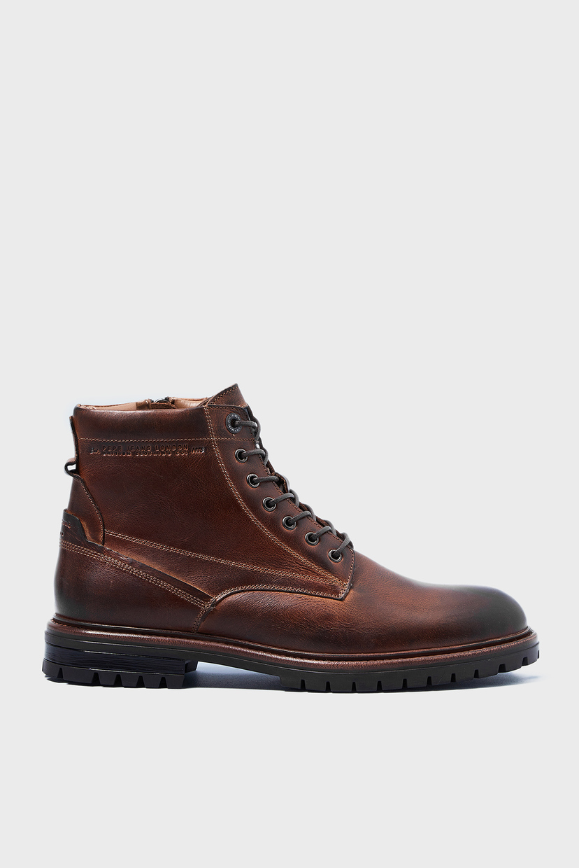 

Мужские коричневые кожаные ботинки NED BOOT LTH WARM Pepe Jeans 44 PMS50215