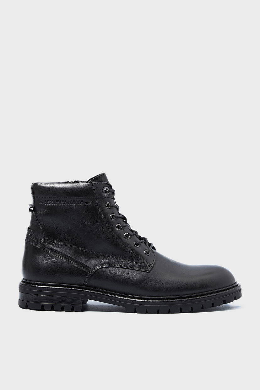 

Мужские черные кожаные ботинки NED BOOT LTH WARM Pepe Jeans 41 PMS50215