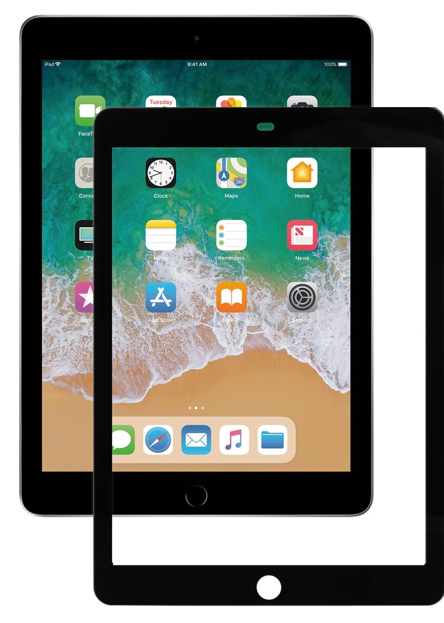 

Защитное стекло BeCover для Apple iPad 9.7 (2018) Black