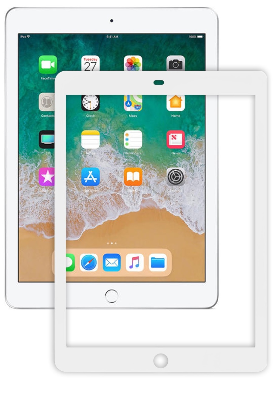 

Защитное стекло BeCover для Apple iPad 9.7 (2018) White