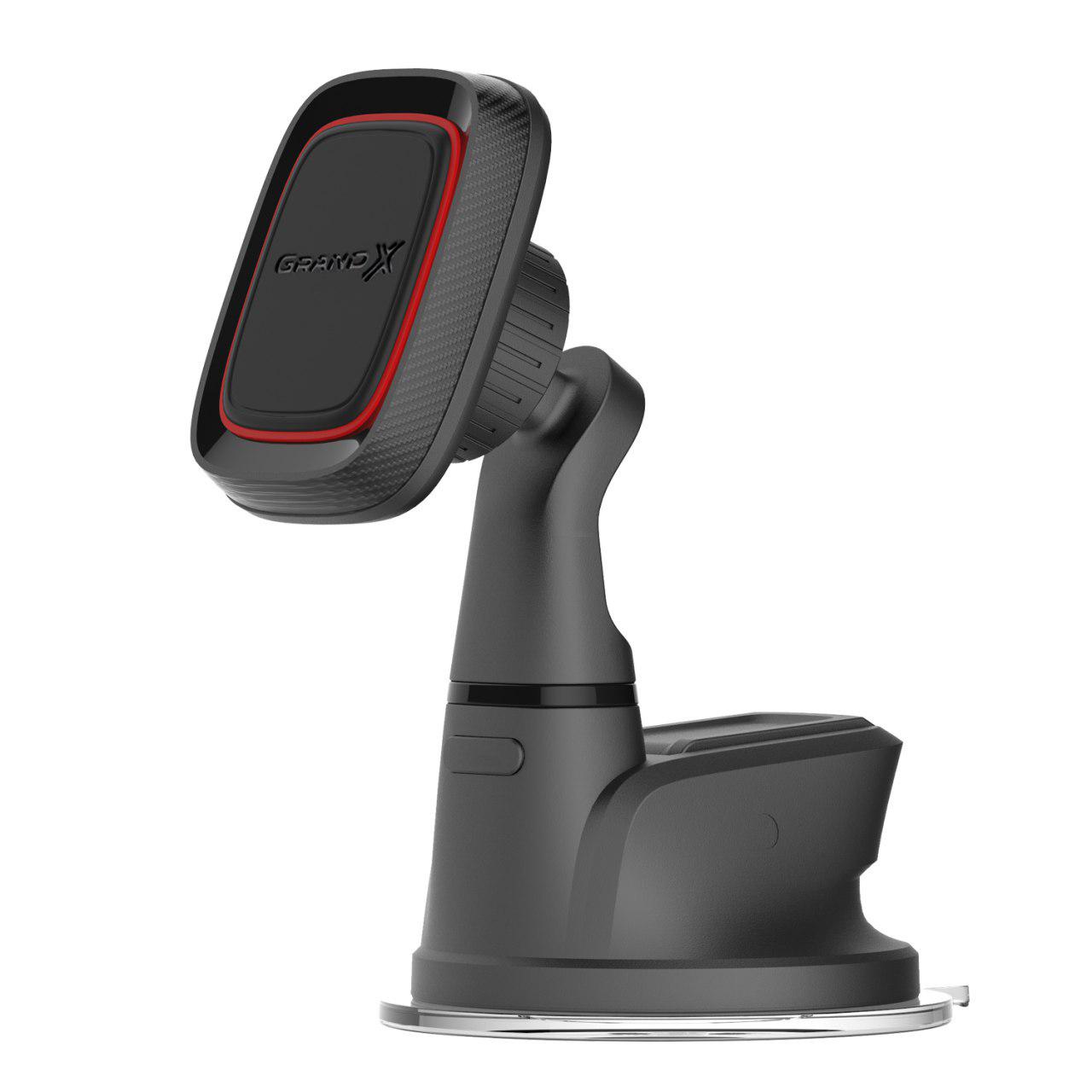 

Автодержатель для смартфона магнитный Grand-X (крепление на панель или стекло) MT-05