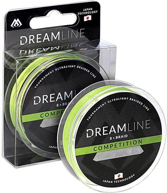 

Шнур Mikado Dream Line Competition 150m 0.10mm 8.73kg fluo green (ZDL000FG-150-010)